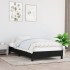 Estructura de cama sin colchón tela negro 90x200