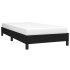 Estructura de cama sin colchón tela negro 90x200