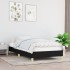 Estructura de cama sin colchón tela negro 90x200