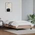 Estructura cama sin colchón cuero sintético capuchino 90x200
