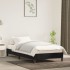 Estructura de cama sin colchón terciopelo negro 80x200