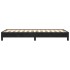 Estructura de cama sin colchón terciopelo negro 80x200