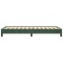 Estructura cama sin colchón terciopelo verde oscuro 100x200