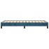 Estructura de cama sin colchón terciopelo azul oscuro 90x200