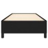 Estructura de cama sin colchón tela negro 90x200
