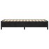 Estructura de cama sin colchón terciopelo negro 90x190