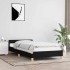 Estructura de cama sin colchón tela negro 100x200