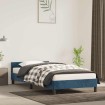 Estructura de cama sin colchón terciopelo azul oscuro 100x200cm