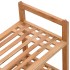 Zapateros madera maciza nogal 2 unidades 69x27x41