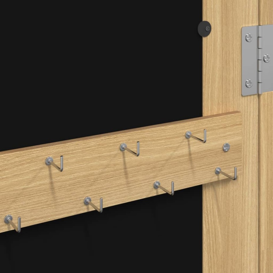 Espejo con joyero de pared 30x8,5x90