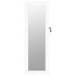 Espejo con joyero de pared blanco 30x8,5x90