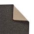 Alfombra de pasillo con aspecto sisal gris antracita 80x300