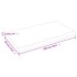 Tablero mesa madera tratada borde vivo marrón 100x60x(2-6)