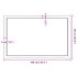 Tablero mesa madera tratada borde vivo marrón 100x60x(2-6)