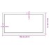 Encimera de baño madera maciza sin tratar 100x50x(2-4)