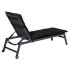 Madison Cojín para tumbona Basic negro 200x60