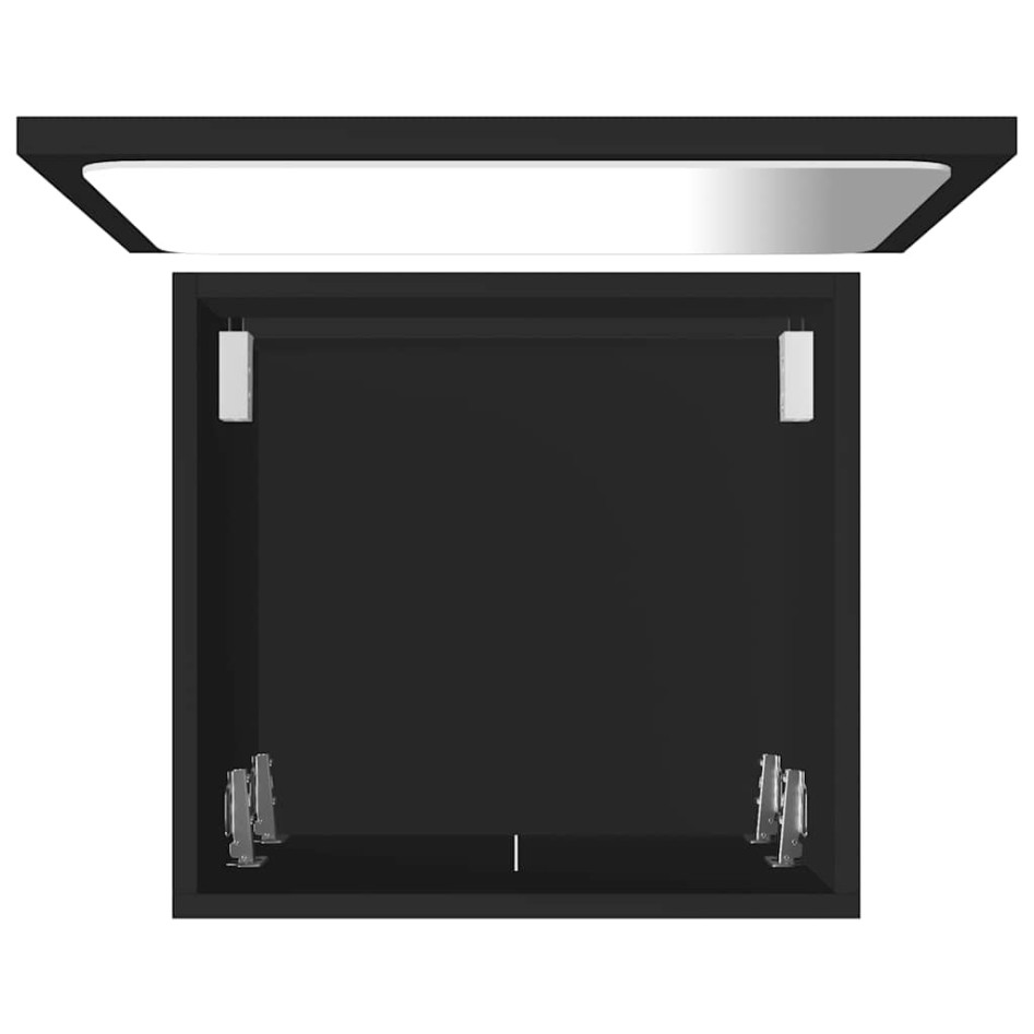 Conjunto de muebles de baño 2 pzas madera contrachapada