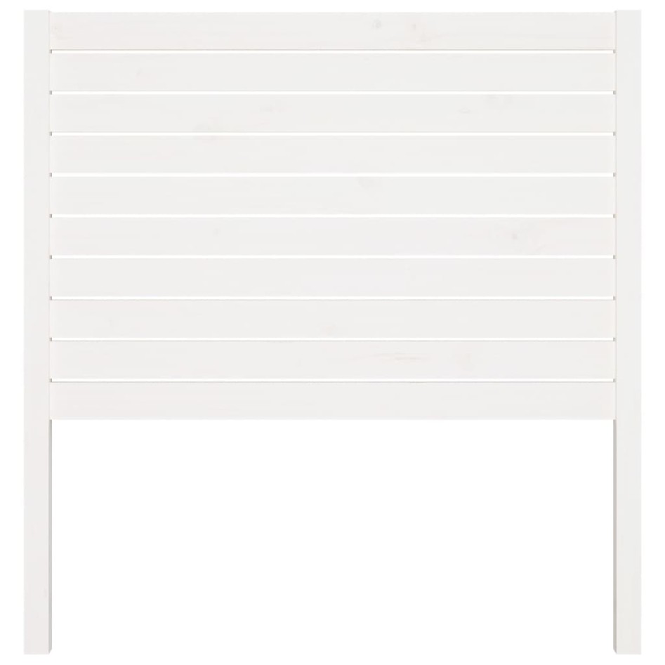 Cabecero de cama madera maciza de pino blanco 81x4x100