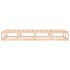 Estructura de cama individual pequeña madera maciza 75x190