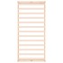 Estructura de cama individual pequeña madera maciza 75x190