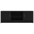 Mueble de TV madera de ingeniería negro 102x30x37,5
