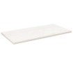 Tablero de mesa rectangular madera de pino blanco 110x55x2,5 cm