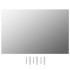 Espejos de pared rectangulares 2 unidades vidrio 60x40