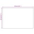 Espejos de pared rectangulares 2 unidades vidrio 60x40