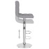 Taburete de cocina de tela gris