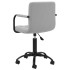 Silla de oficina giratoria de terciopelo gris
