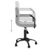 Silla de oficina giratoria de terciopelo gris