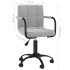 Silla de oficina giratoria de terciopelo gris