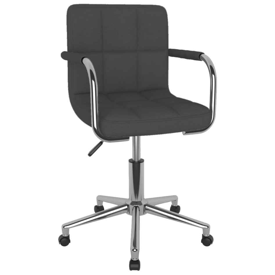 Silla de oficina giratoria tela gris