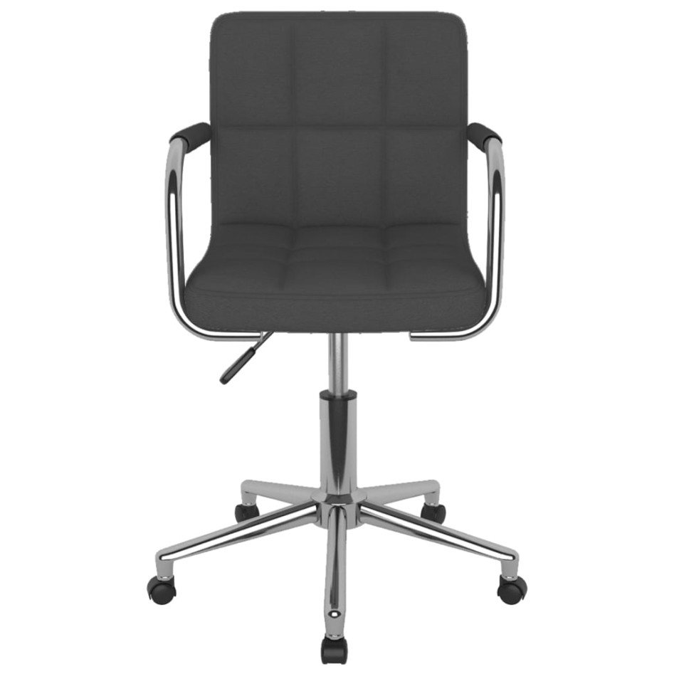 Silla de oficina giratoria tela gris
