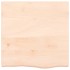 Tablero de mesa madera maciza roble sin tratar 60x60x(2-6)