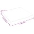 Tablero de mesa madera maciza roble sin tratar 60x60x(2-6)