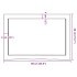 Tablero mesa madera roble tratada marrón claro 60x40x(2-4)