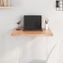 Tablero mesa madera roble tratada marrón claro 60x60x(2-4)