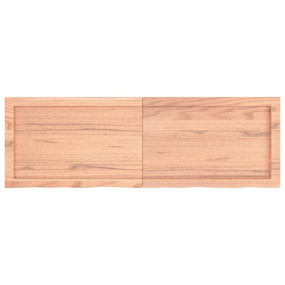 Tablero mesa madera roble tratada marrón claro 120x40x(2-6)