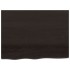 Tablero de mesa madera roble tratada marrón oscuro 80x60x2