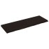 Tablero mesa madera roble tratada marrón oscuro 120x40x(2-4)