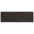 Tablero mesa madera roble tratada marrón oscuro 120x40x(2-4)