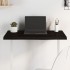 Tablero mesa madera roble tratada marrón oscuro 80x40x(2-4)
