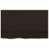 Tablero mesa madera roble tratada marrón oscuro 80x50x(2-4)