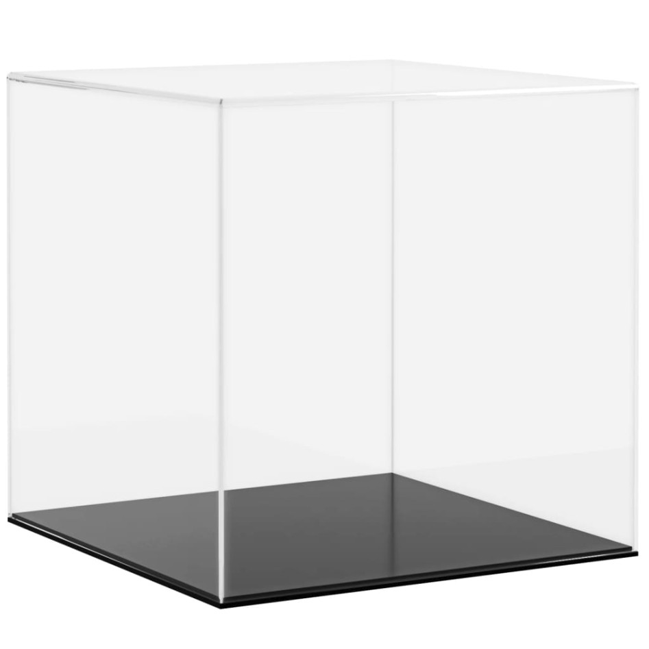Caja de exposición acrílico transparente 30x30x30