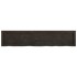 Encimera de baño madera tratada marrón oscuro 140x30x(2-6)