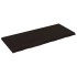 Encimera de baño madera tratada marrón oscuro 120x50x(2-4)