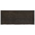 Encimera de baño madera tratada marrón oscuro 120x50x(2-4)