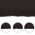 Encimera de baño madera tratada marrón oscuro 120x50x(2-4)