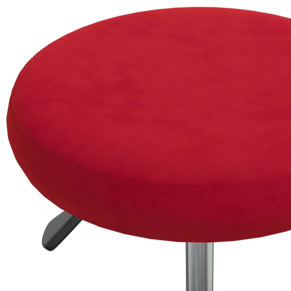 Silla de comedor terciopelo rojo